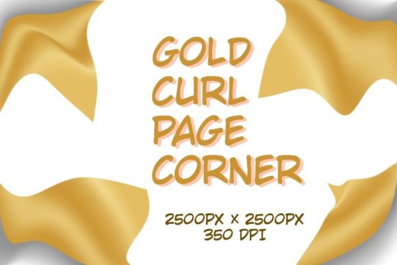 Download Gold Curl Page Corner - Curl Collection
