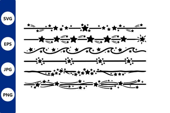 Download Star Border Pack Decorative Lines - Decor Collection