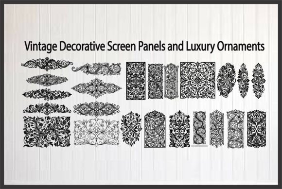 Download Vintage Decorative Screen Panels - Decor Collection