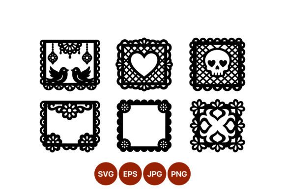 Download Papel Picado Decorative Mexican Vector - Decor Collection