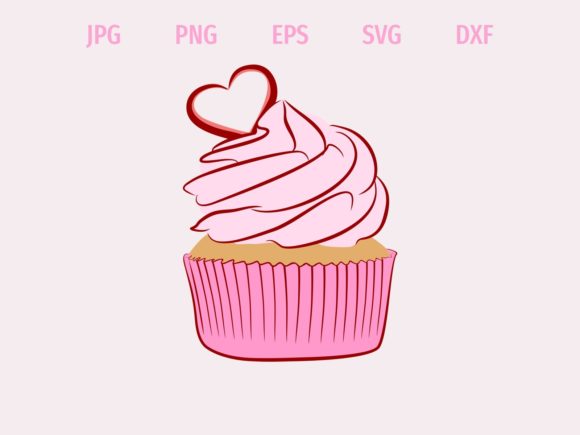 Download Pink Love Cupcake - Pink Collection
