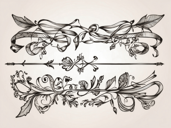 Download About Hand Drawn Floral Decorative Borde - Decor Collection