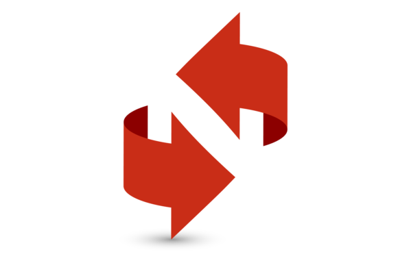 Download Red Arrows Curl in Perspective. Circular - Curl Collection