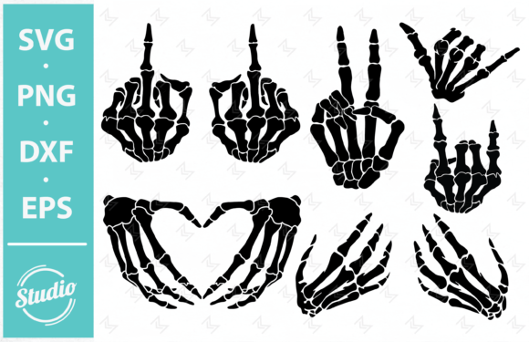 Download Skeleton Hands Svg, Skull Skeleton Hand - Hand Collection