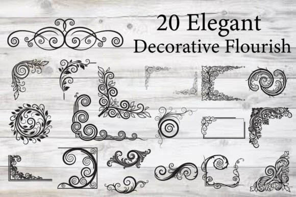 Download Elegant Decorative Flourish - Decor Collection