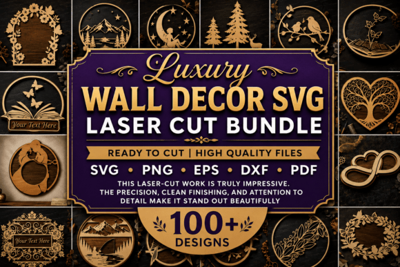 Download Luxury Wall Decor SVG Collection Bundle - Decor Collection