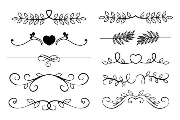 Download Flourish, Swoosh, Wedding Decorative - Decor Collection