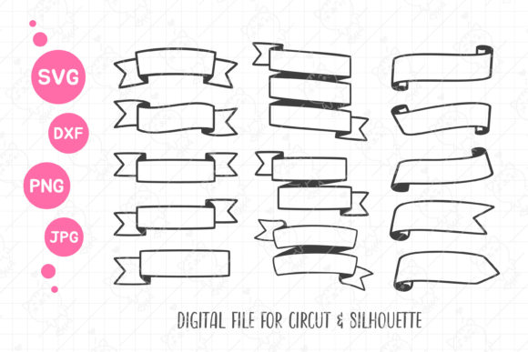 Download Hand Draw Ribbon Svg | Ribbon Banner Png - Hand Collection