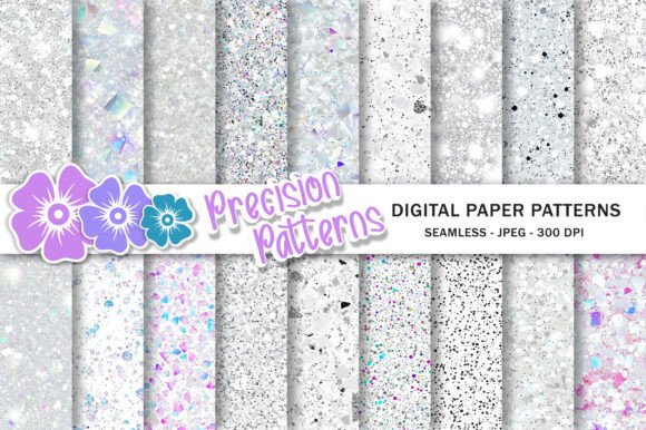 Download White Sparkle Large Glitter - White Collection