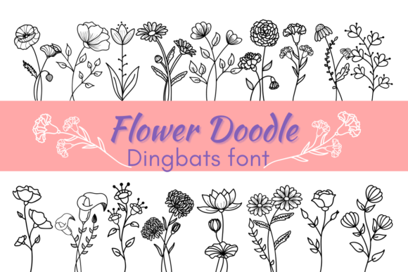 Download Flower Doodle - Lower Collection