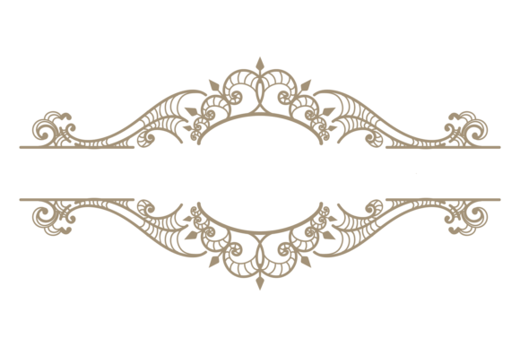 Download Decorative Flourish Emblem Border. Metal - Decor Collection