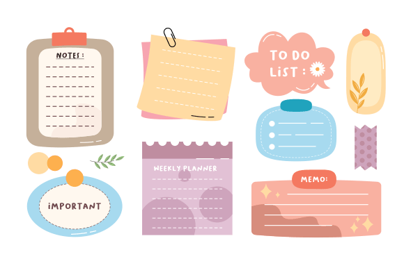 Download Cute Hand-Drawn Bullet Journal Element - Hand Collection