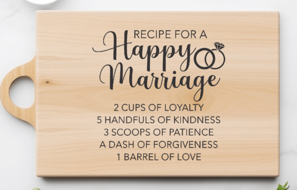 Download Recipe for a Happy Marriage Cutting Boar - Marriage Collection