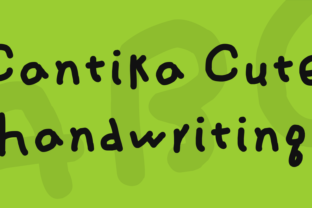 Download Cantika Cute Handwriting - Hand Collection