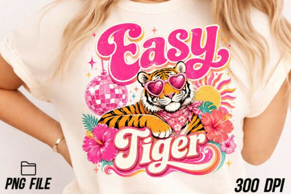 Download Easy Tiger Retro Summer PNG Pink Disco - Pink Collection