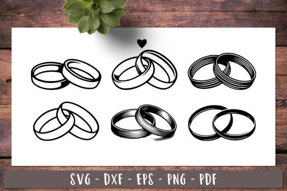 Download Marriage Rings | Wedding Ring Svg Vector - Marriage Collection