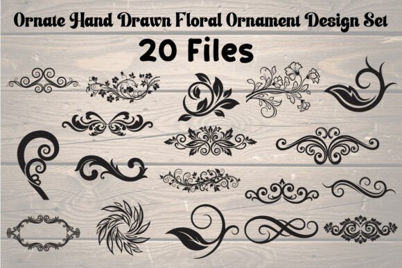 Download Vintage Decorative Swirls &amp; Flourishes - Decor Collection