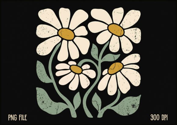 Download Vintage Daisy Flower Shirt - Lower Collection