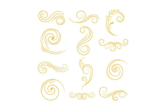 Download Elegant Decorative Swirls and Flourishes - Decor Collection