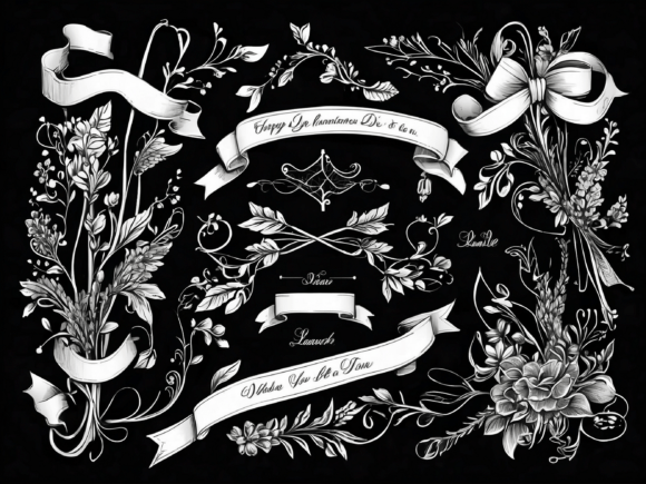 Download About Hand Drawn Floral Decorative Borde - Decor Collection