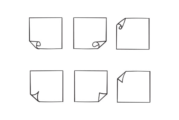 Download Doodle Paper Page Curl Corner - Curl Collection