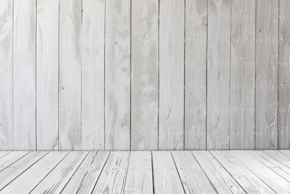 Download White Wooden Plank Background - White Collection