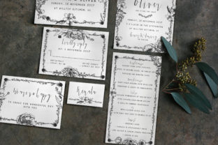 Download Elegant Flower Wedding Invitation Suite - Lower Collection